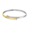 GUY LAROCHE Aurore Silver/Gold Plated Crystal Bangle GLJLG0000701