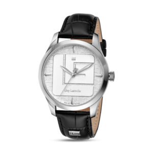 GUY LAROCHE Maxime Black Leather Silver Dial GLWGA0001203