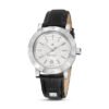 GUY LAROCHE Alex Black Leather Silver Dial GLWGA0000129
