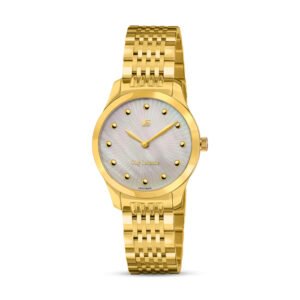 GUY LAROCHE Elise Golden St. Steel MOP Dial GLWLG0001207