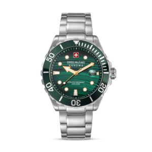 SWISS MILITARY HANOWA Aqua SMWGH0005804 Offshore Diver 'Green Water' Limited Edition Watch