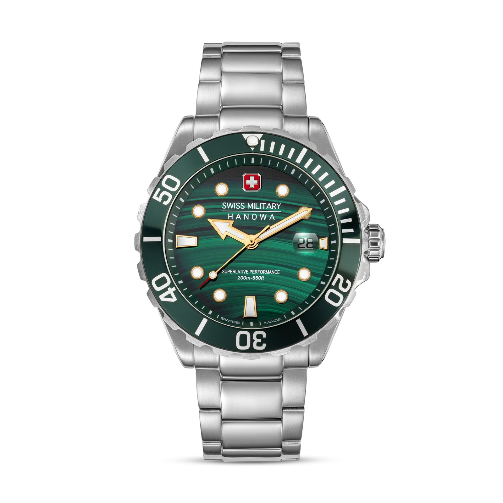 Swiss Military Hanowa Aqua Smwgh0005804 Offshore Diver ‘green Water’ Limited Edition Watch | All Watches | For Men | SWISS MILITARY