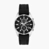Lee Cooper Black Rubber Black Dial For Men